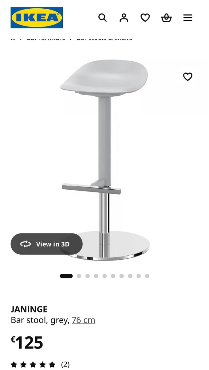 Bar/ island stools x3 - Image 3