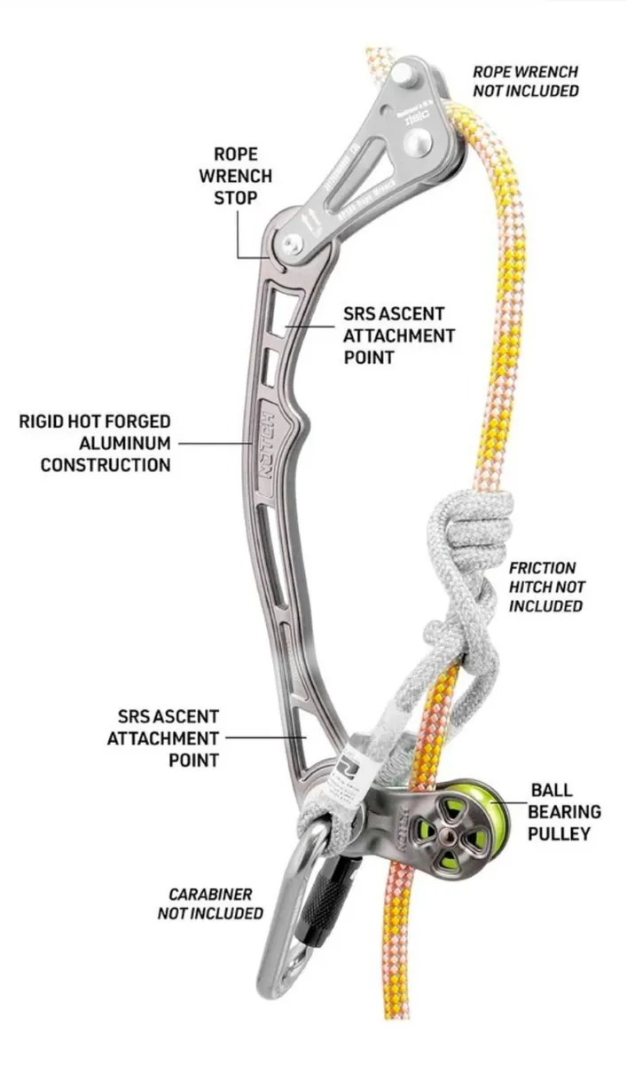 SRT Rope Wrench Tether New Arborist Tree Climbing - Image 1
