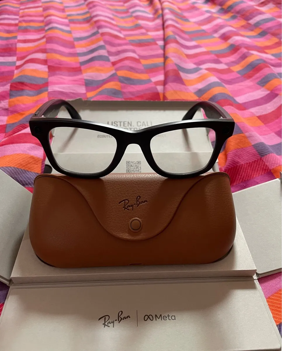 Ray Ban Meta Matte Black Transitions - Image 1