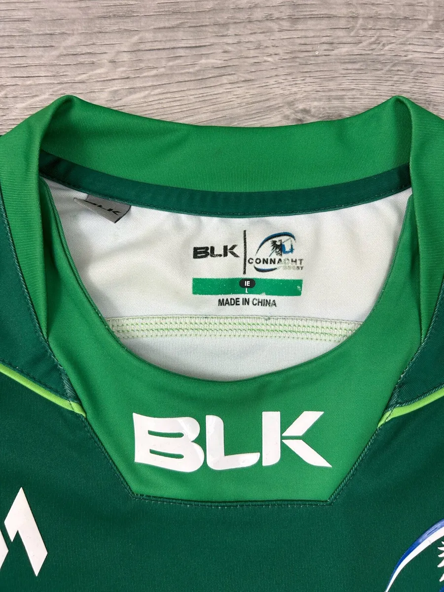 BLK Connacht Rugby Jersey Shirt Mens Large - Image 4