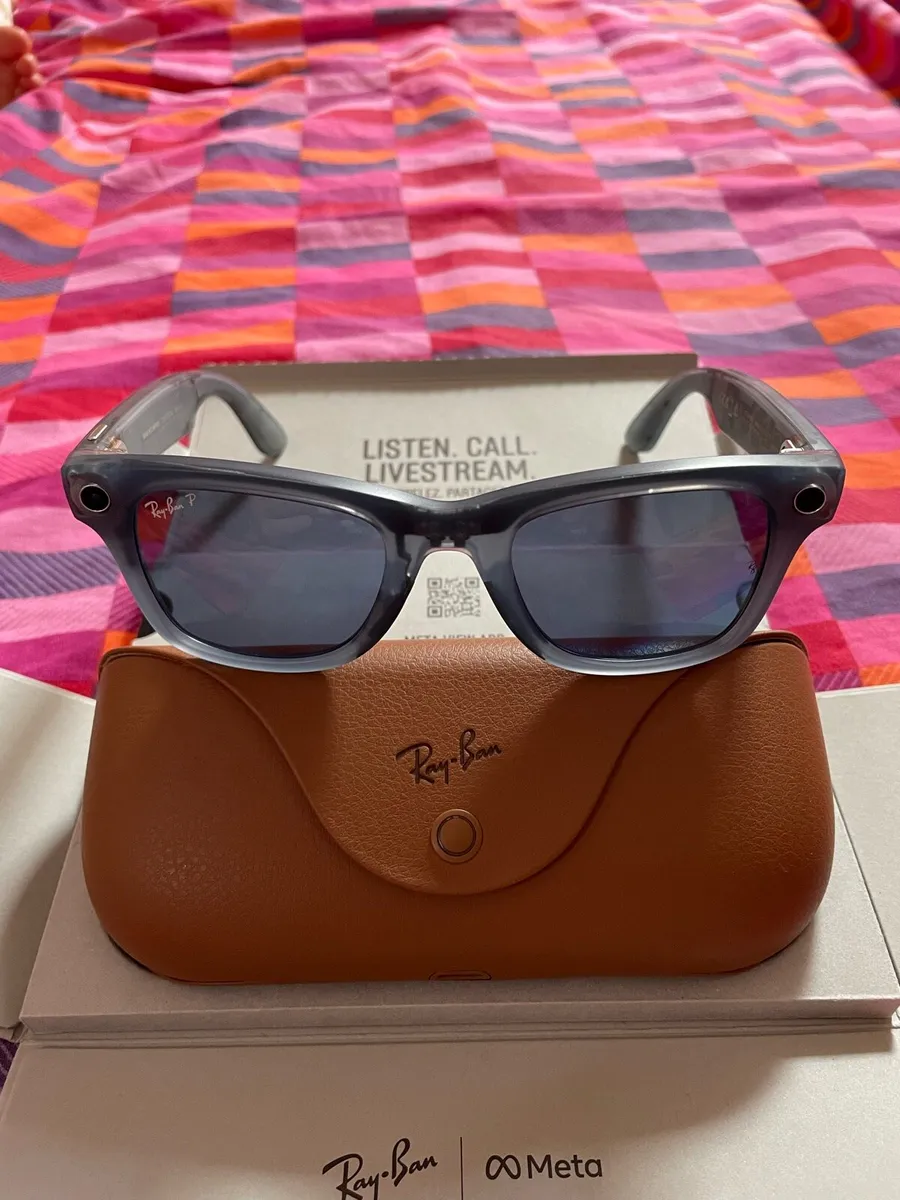 Ray Ban Meta Denim Blue Polaroid - Image 1