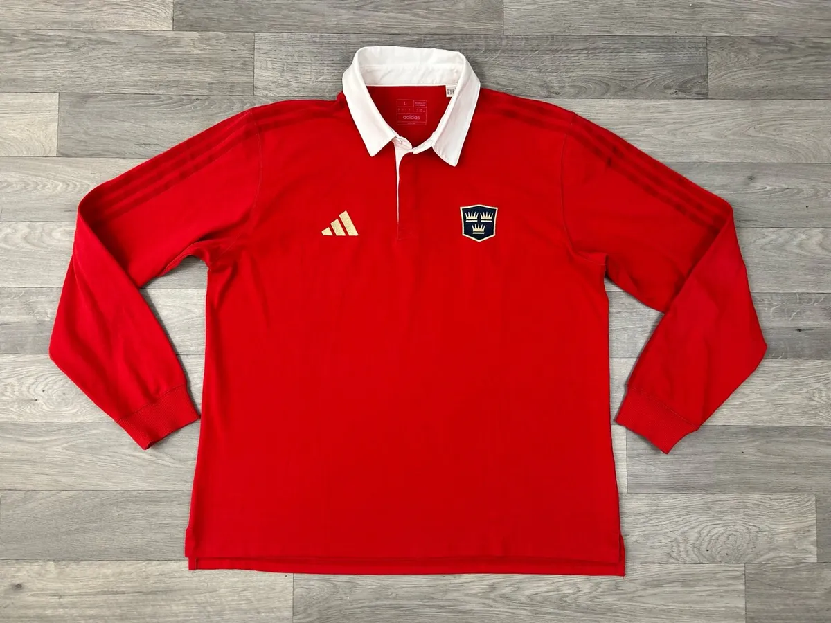 Adidas Munster Rugby Heritage Jersey Shirt L/XL - Image 1