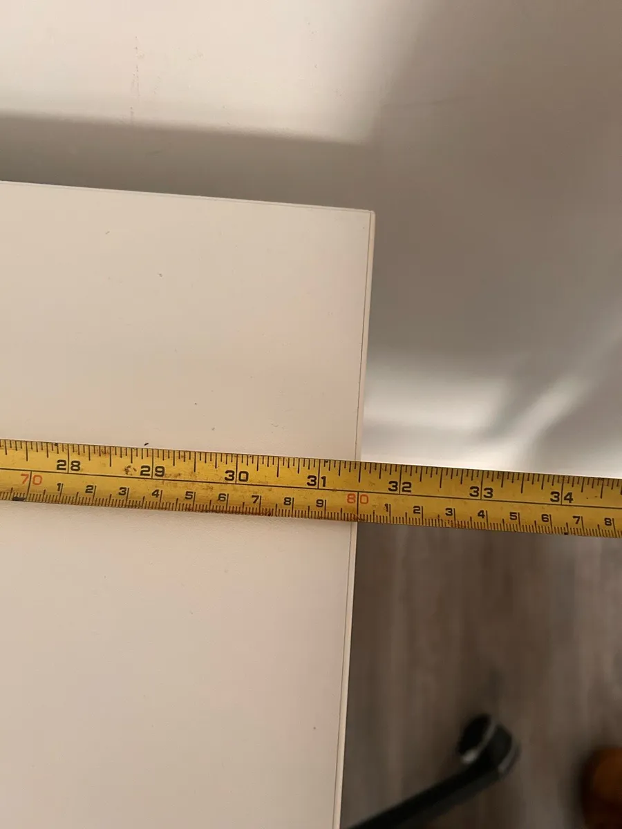 White office / home office desk - Image 3