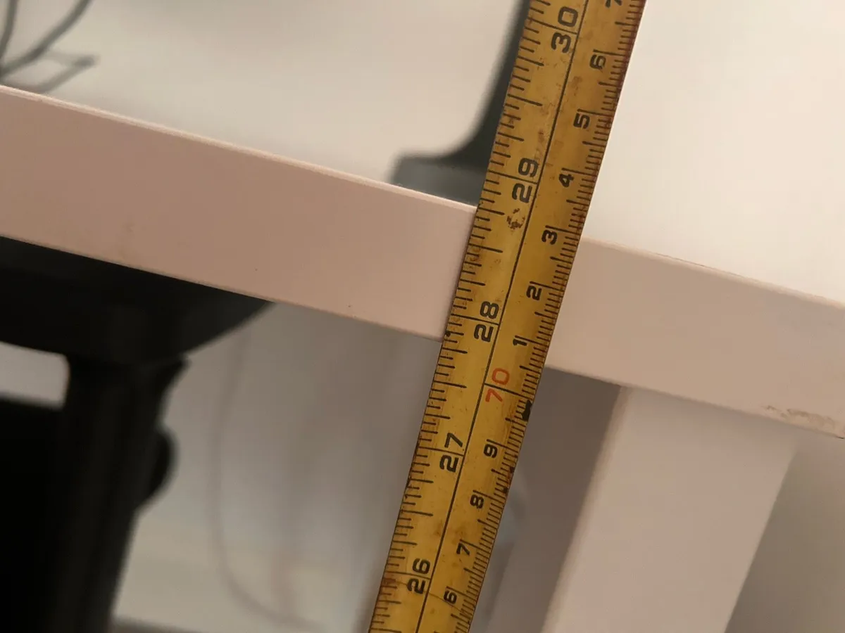 White office / home office desk - Image 4