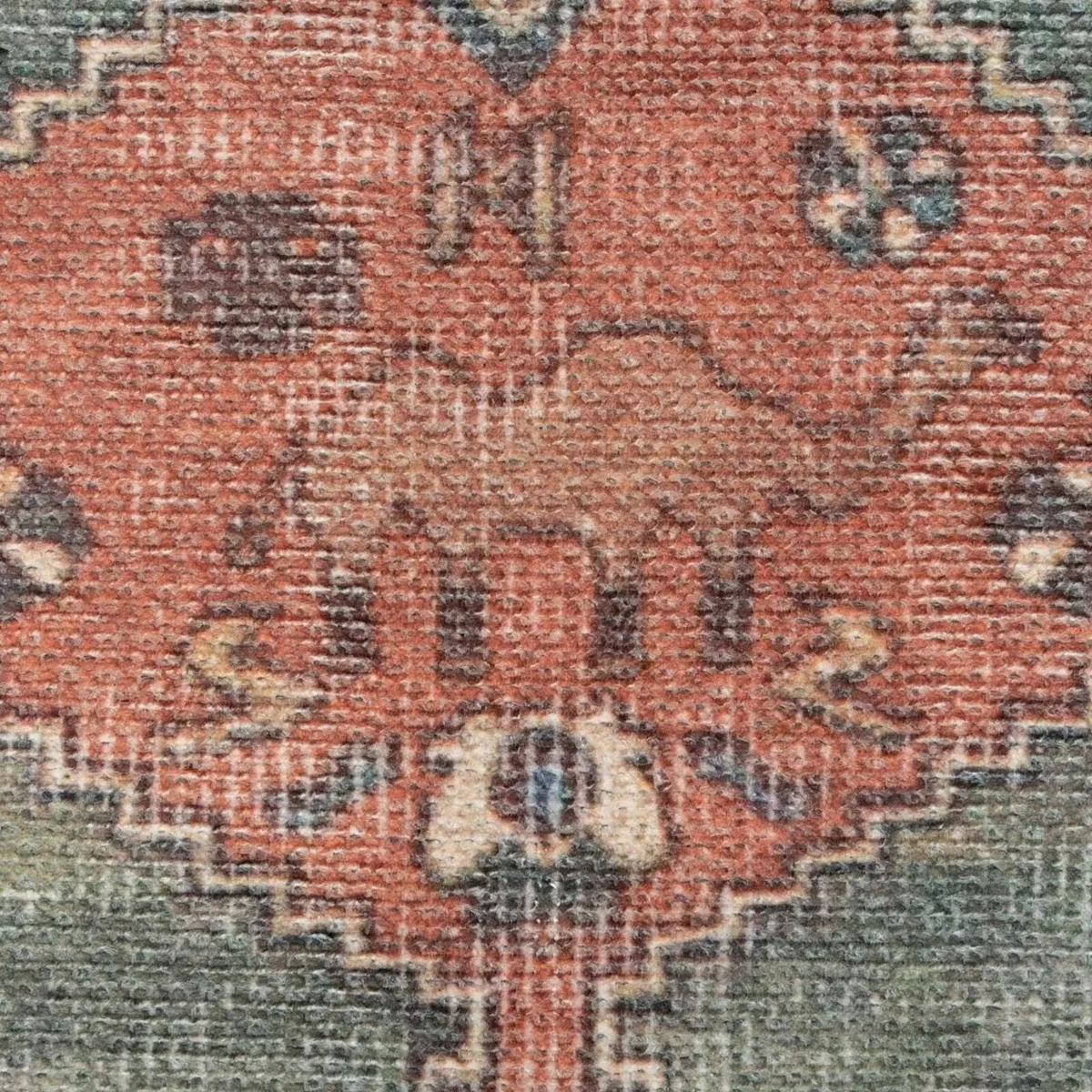 Vintage Antique Machine Washable Cotton Living - Image 3