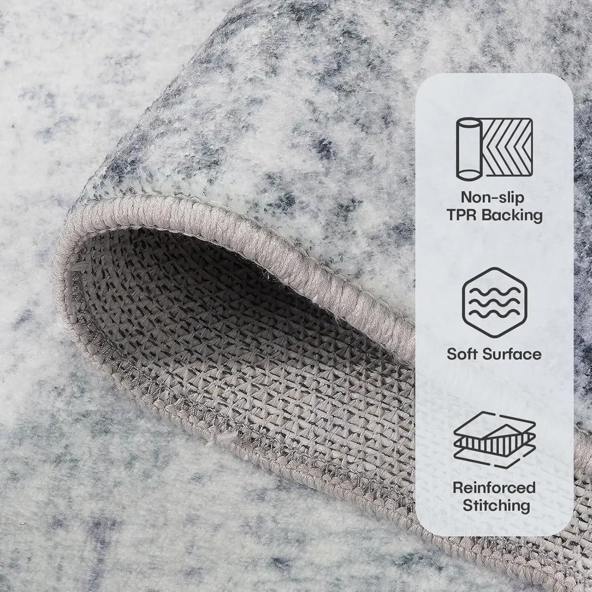 Living Room Rug 160x230 cm Large Non-Slip - Image 2