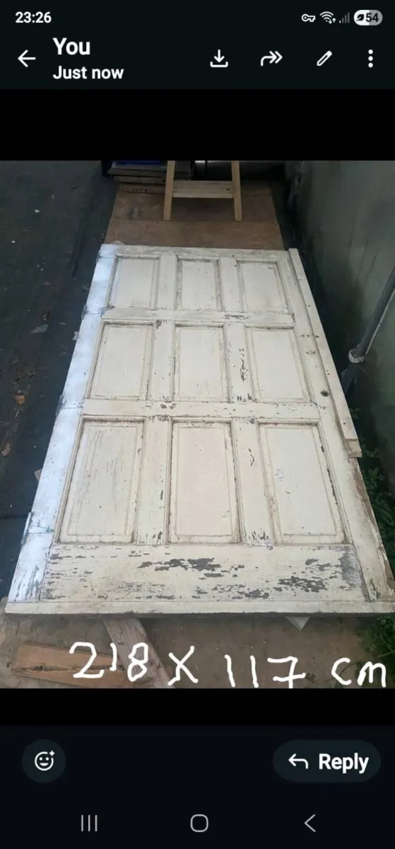 Antique solid oak doors - Image 2