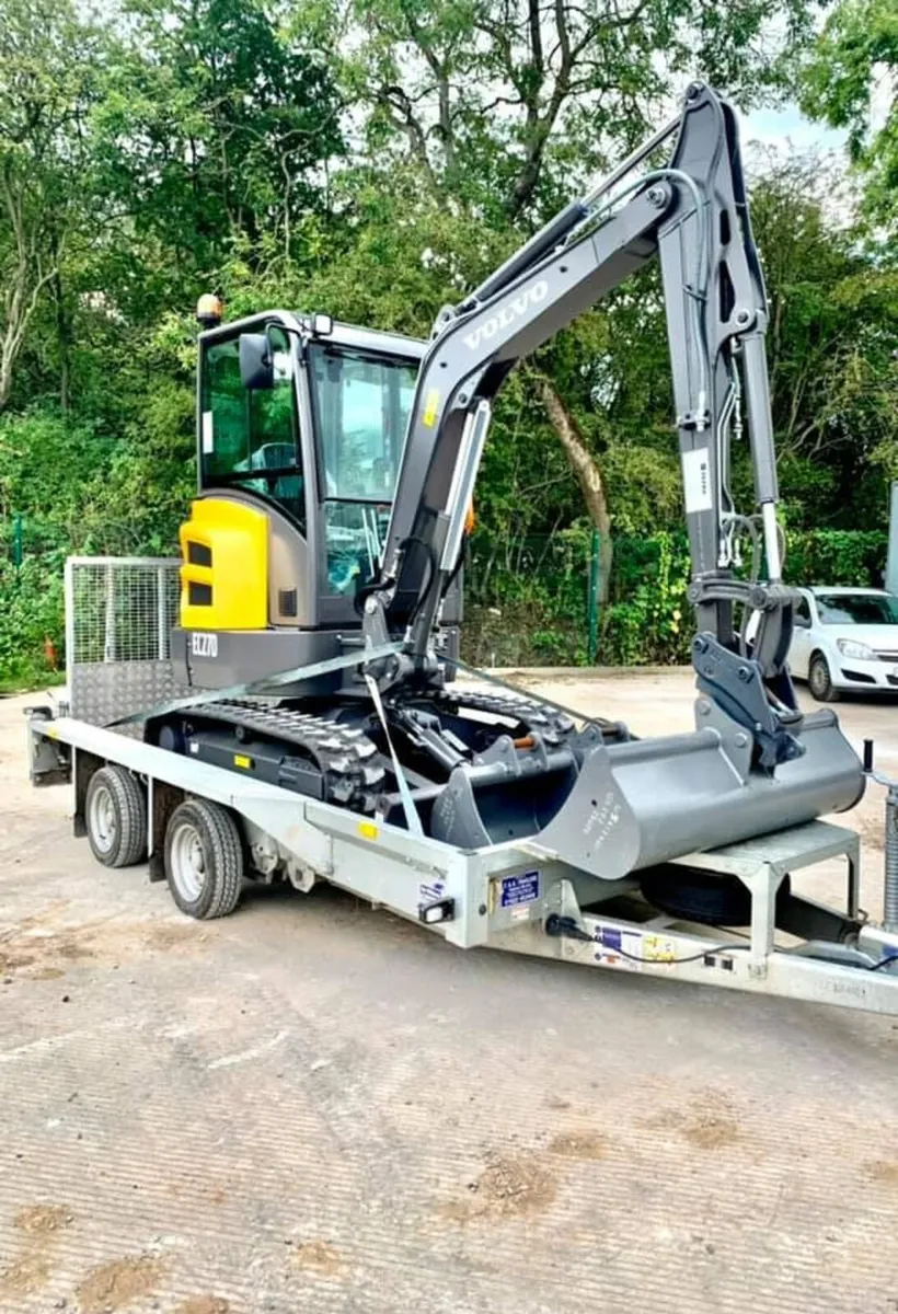 Mini digger and groundworks