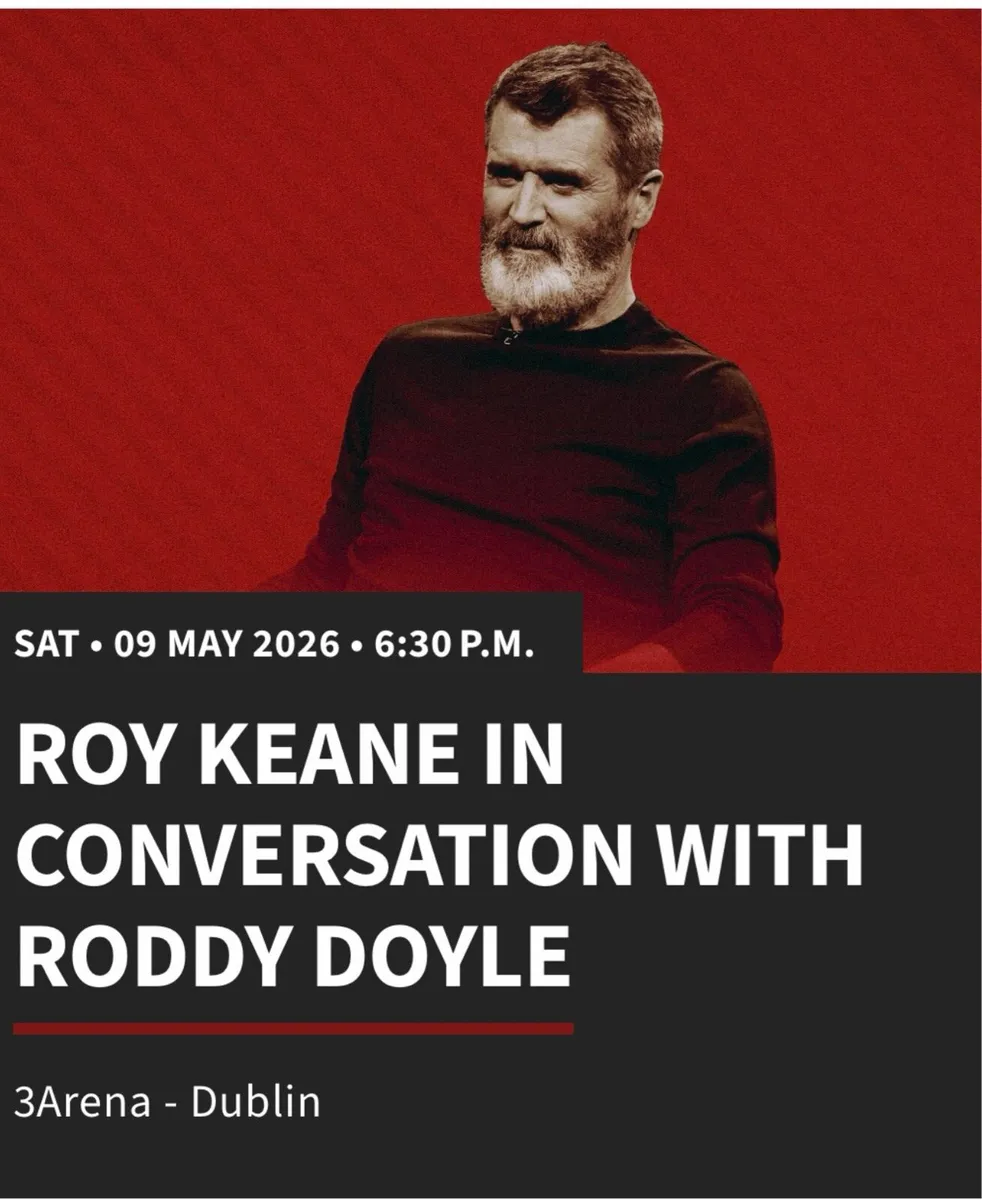 Roy Keane in conversation with Roddy Doyle