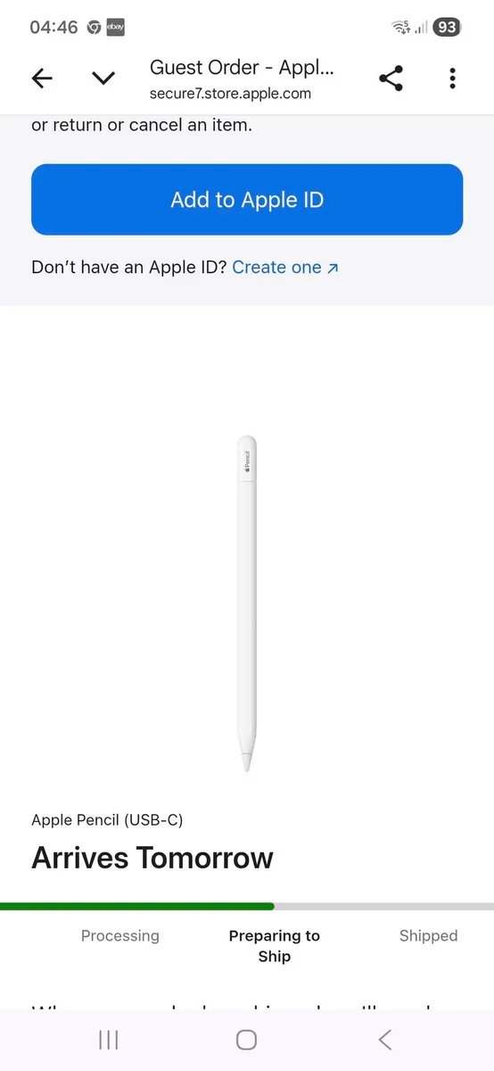 Apple ipencil usb-c