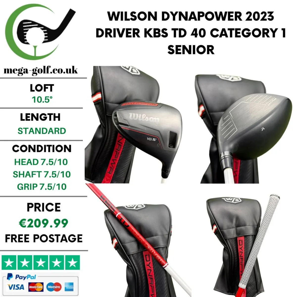 Wilson Dynapower 2023 Driver / 10.5° / Senior - Image 1