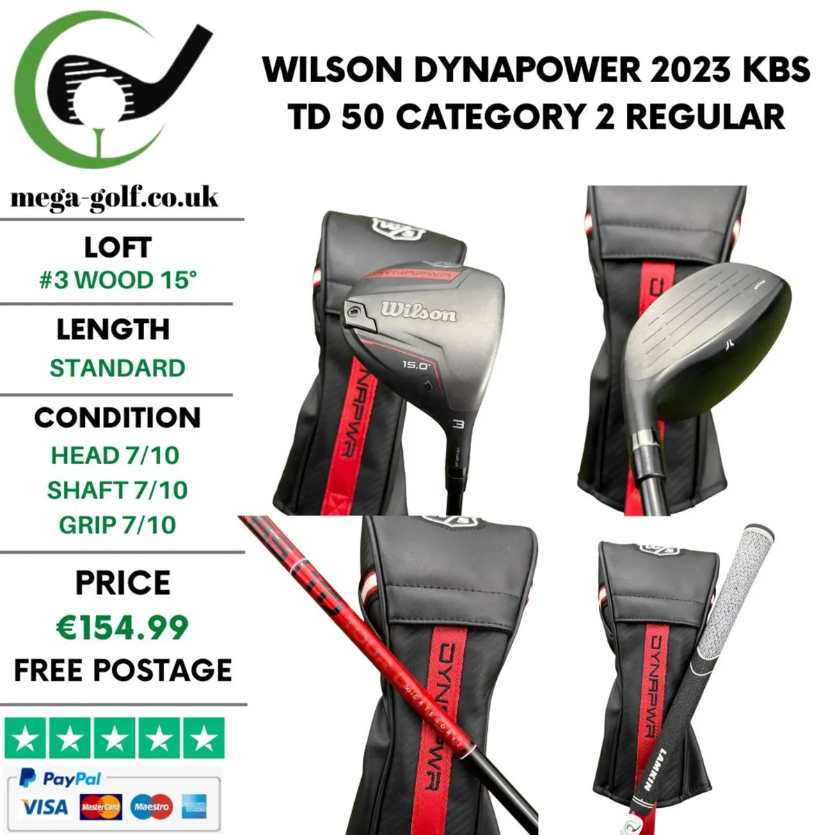 Wilson Dynapower 2023 #3 Wood 15° / Regular - Image 1