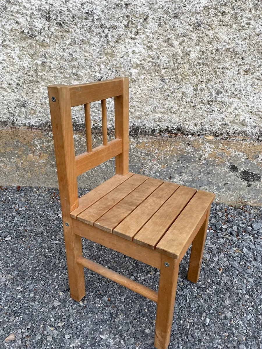 Kids wooden chair - Image 2