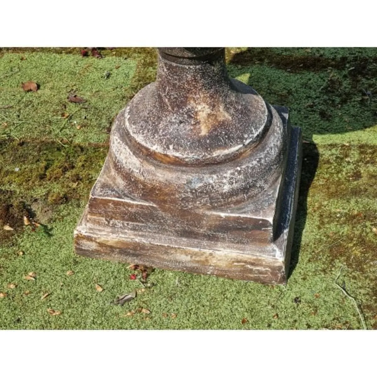 Large Urns Aged Bronze Pair H417 - Image 4