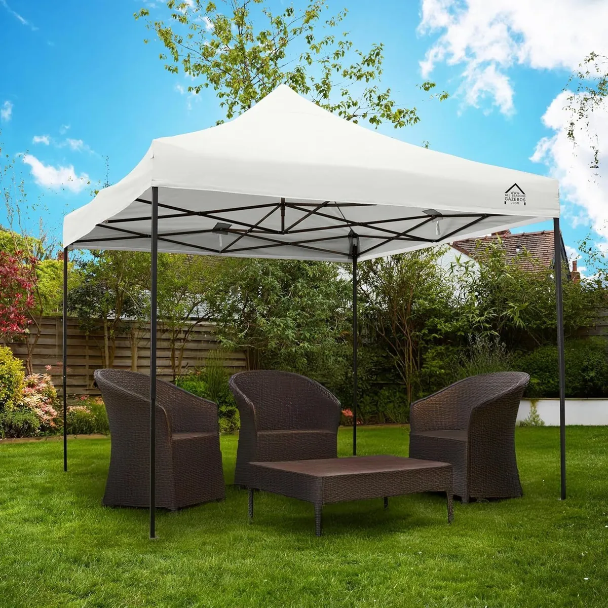 3x3m Heavy Duty Fully Waterproof Pop up Gazebo - Image 2