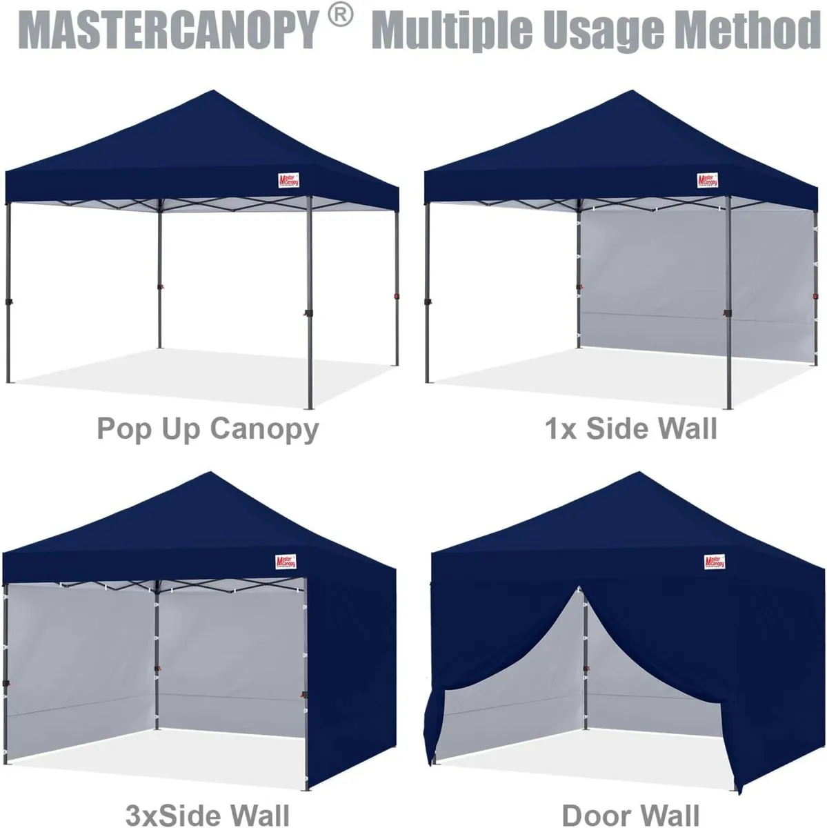 Heavy Duty Pop-up Gazebo tent with Sidewalls - Image 4