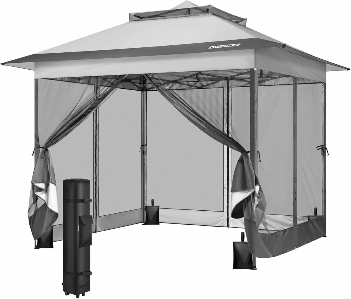 Gazebo Screen Canopy Tent Outdoor Pop-Up Waterproo - Image 1