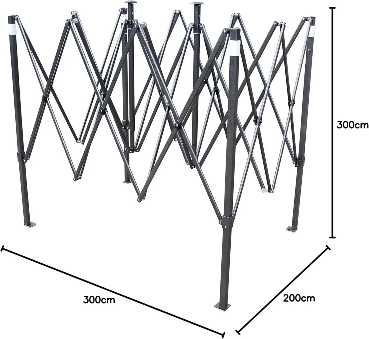 3x2m Heavy Duty Fully Waterproof Pop up Gazebo - Image 2