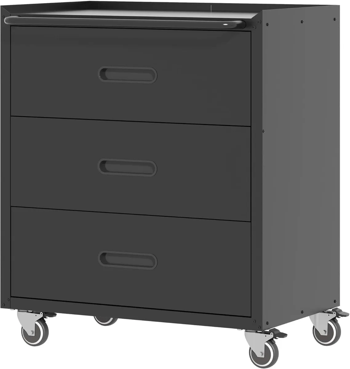 Metal Storage Cabinet with Wheels Rolling Tool - Image 1