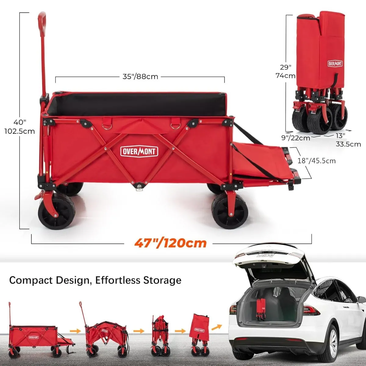 200L Festival Trolley on Wheels with Brakes - Image 2
