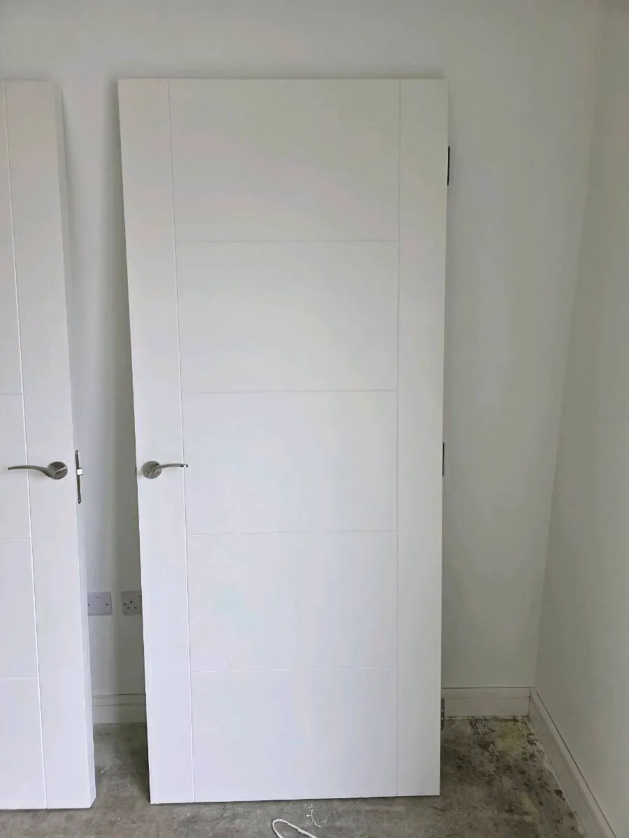 Heavy Solid-Core Interior Doors New, With Frames I - Image 3