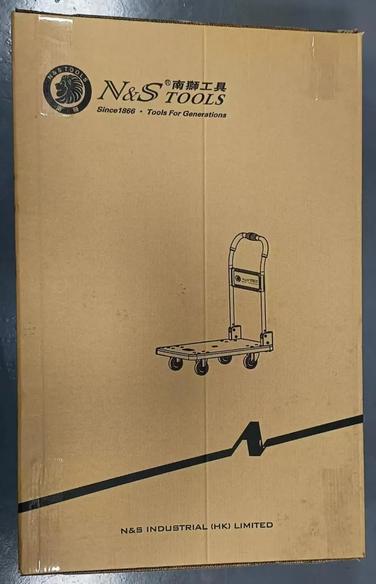 NS Heavy Duty Platform Trolley 200kg One Hand - Image 3