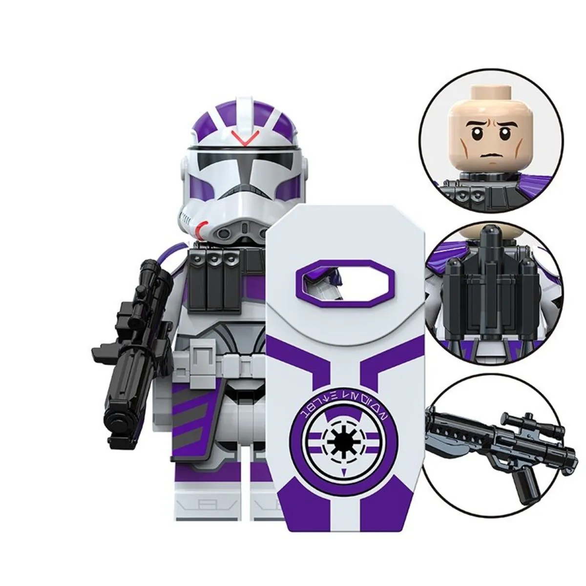 [8-Pack] 187th Clone Trooper Minifigure Bundle SW - Image 3