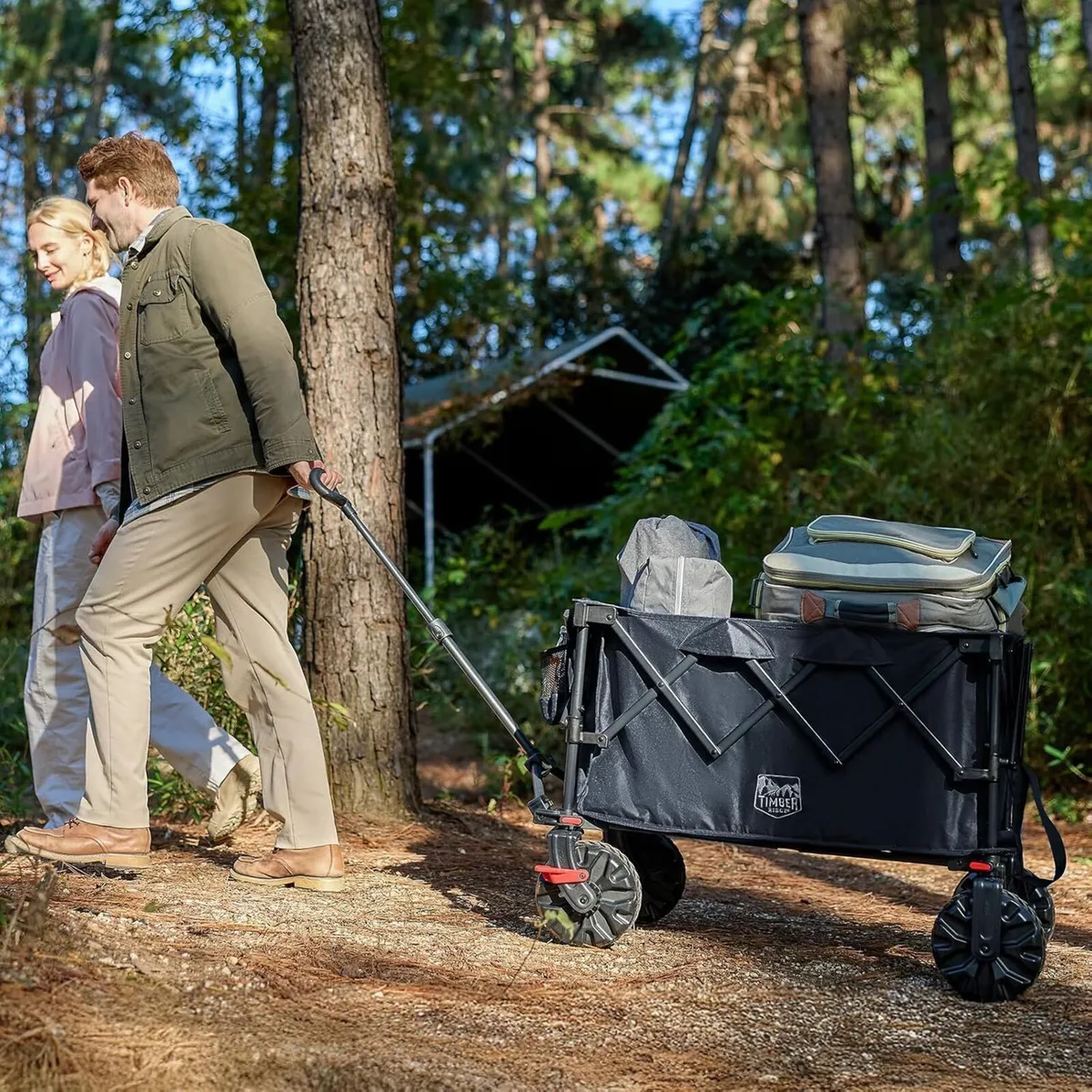 Folding Festival Trolley on Wheels 250L Foldable - Image 2