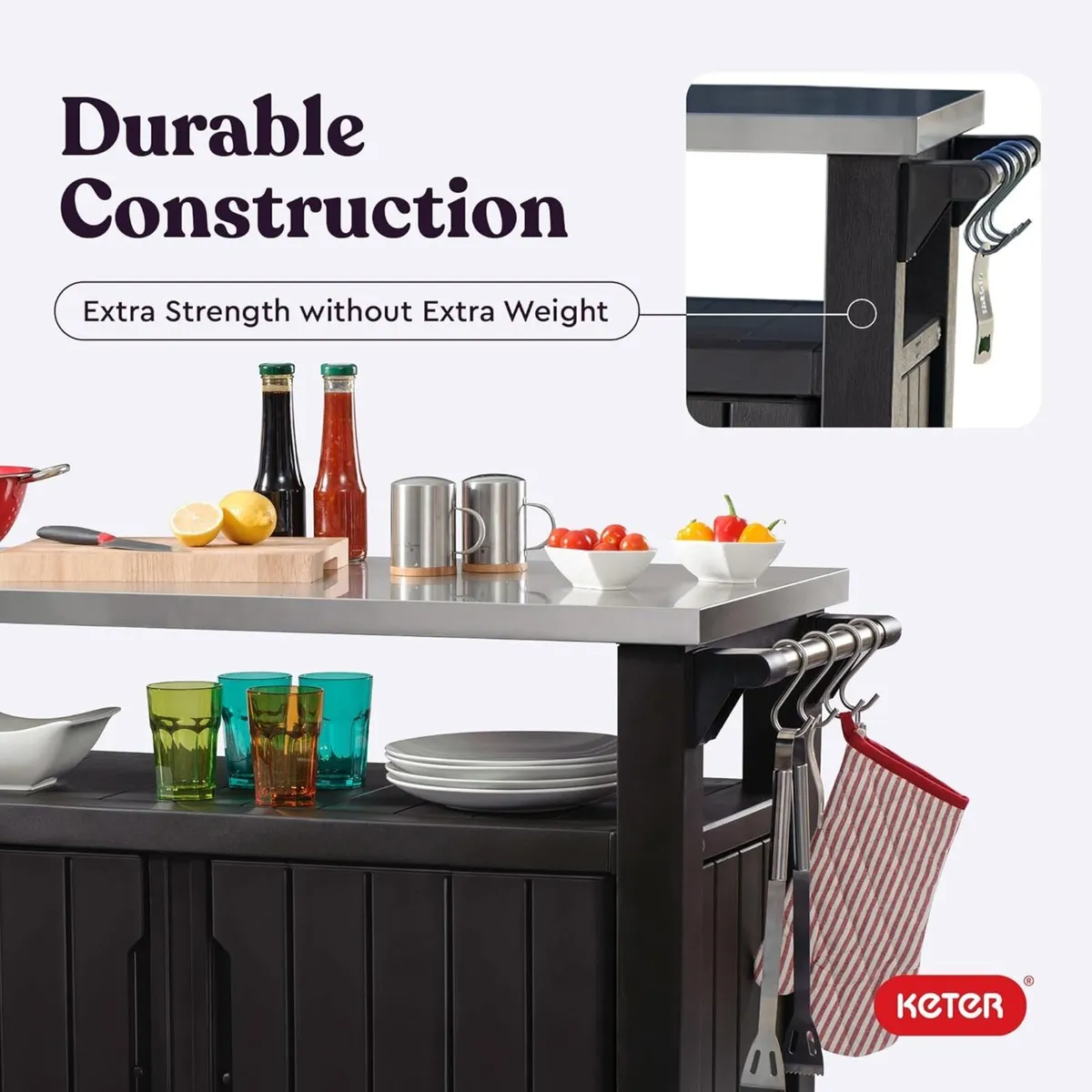 Unity XL Portable Outdoor Table and Storage - Image 4