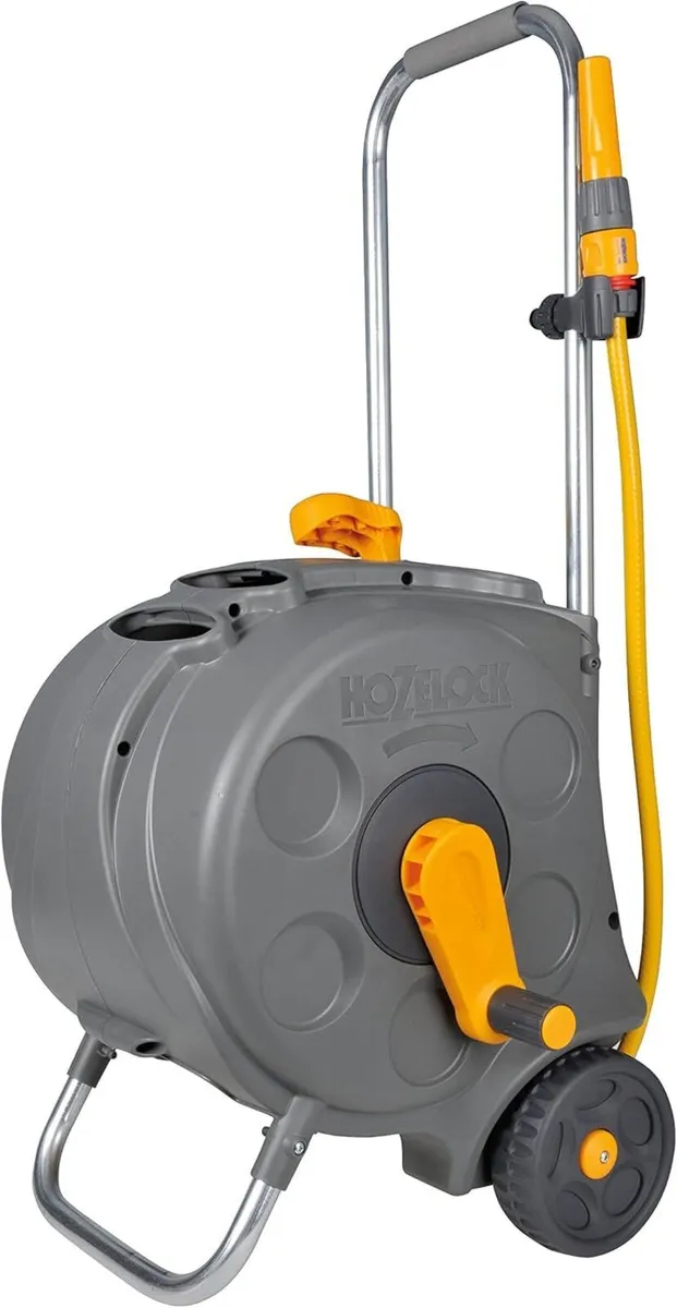 - Compact Cart Reel 30m : Stable Sturdy on Wheels - Image 1