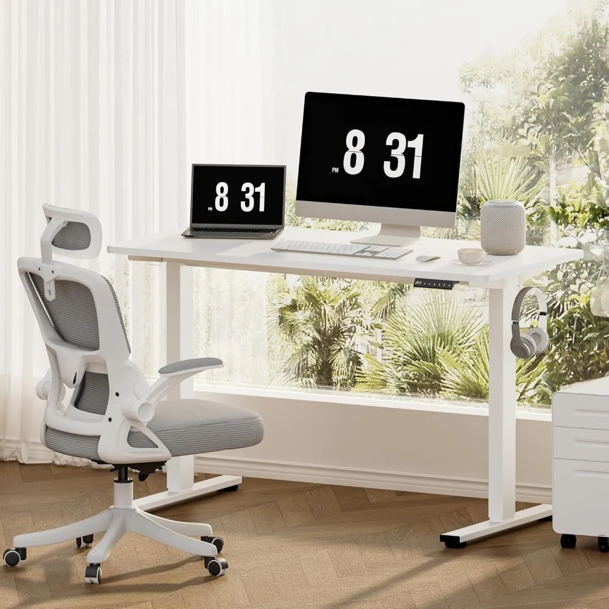 E1 Plus ONE PIECE Electric Standing Desk Height - Image 2