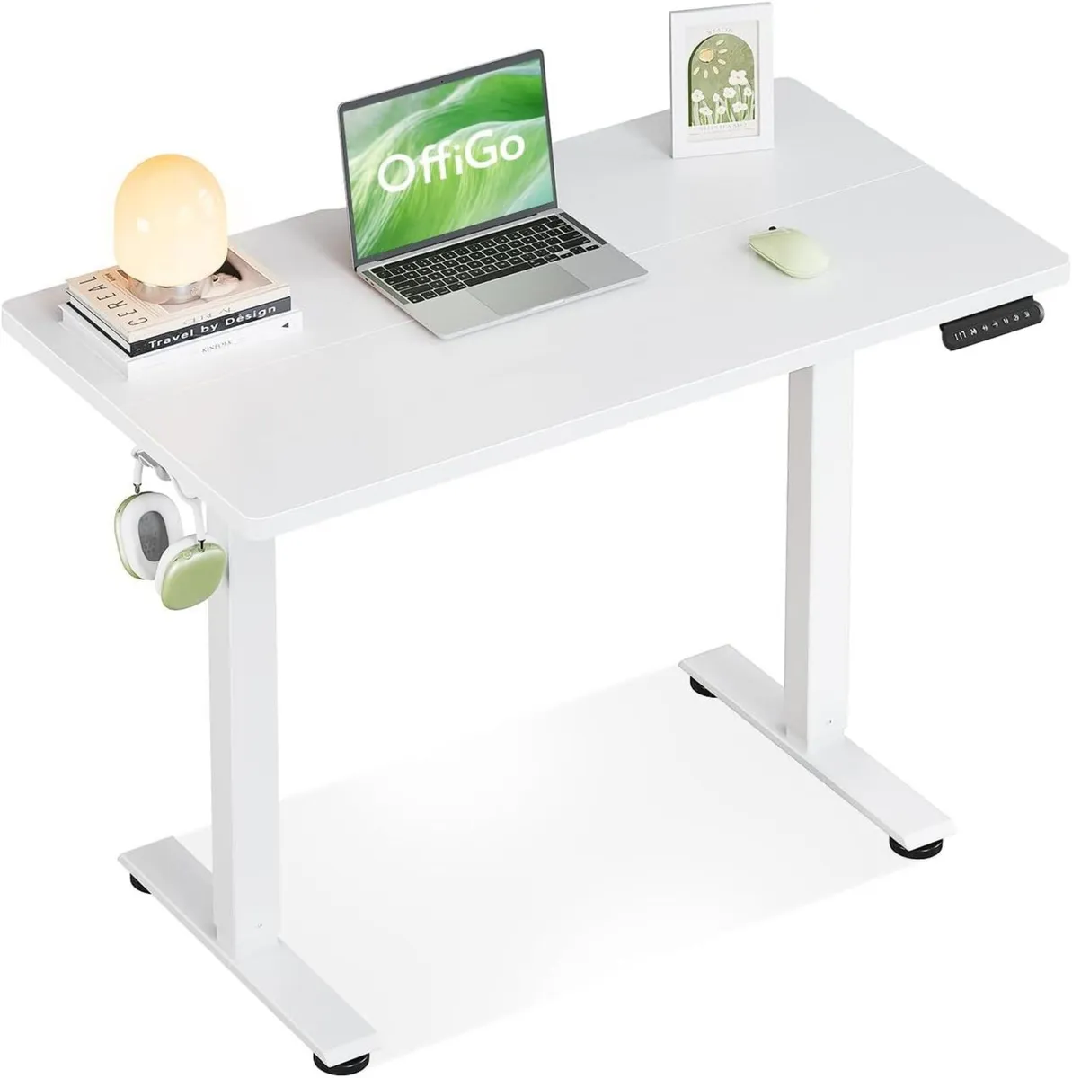 Standing Desk 90cm Small Height Adjustable with 3 - Image 1