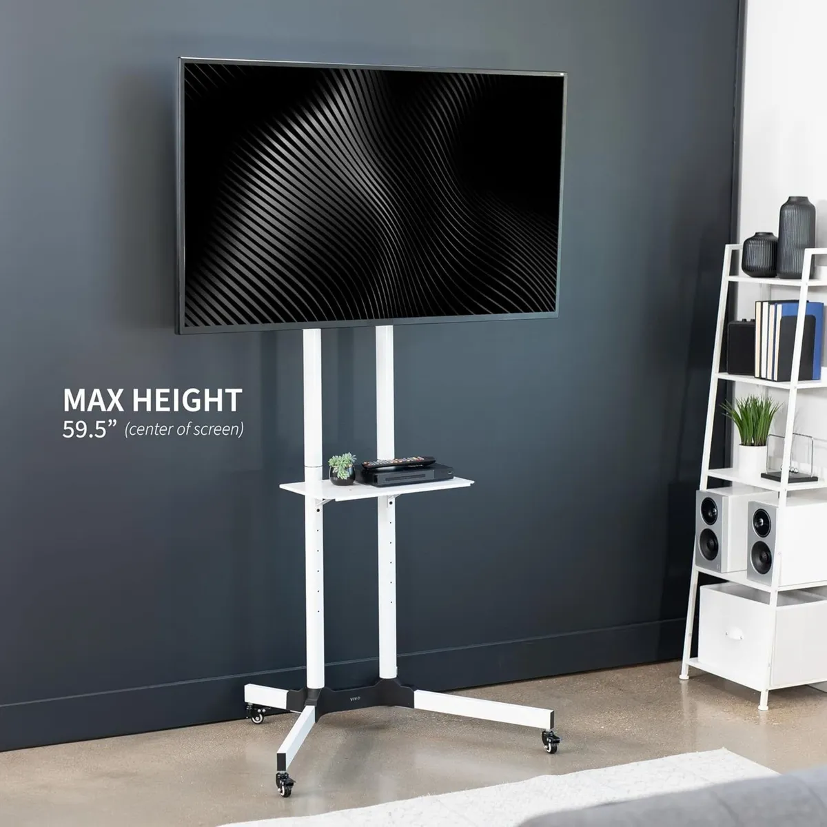 Mobile TV Cart for 32 to 83 inch Screens up 50 kg - Image 2