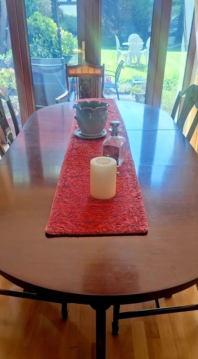 Dining Room Table + 4 Chairs - Image 1
