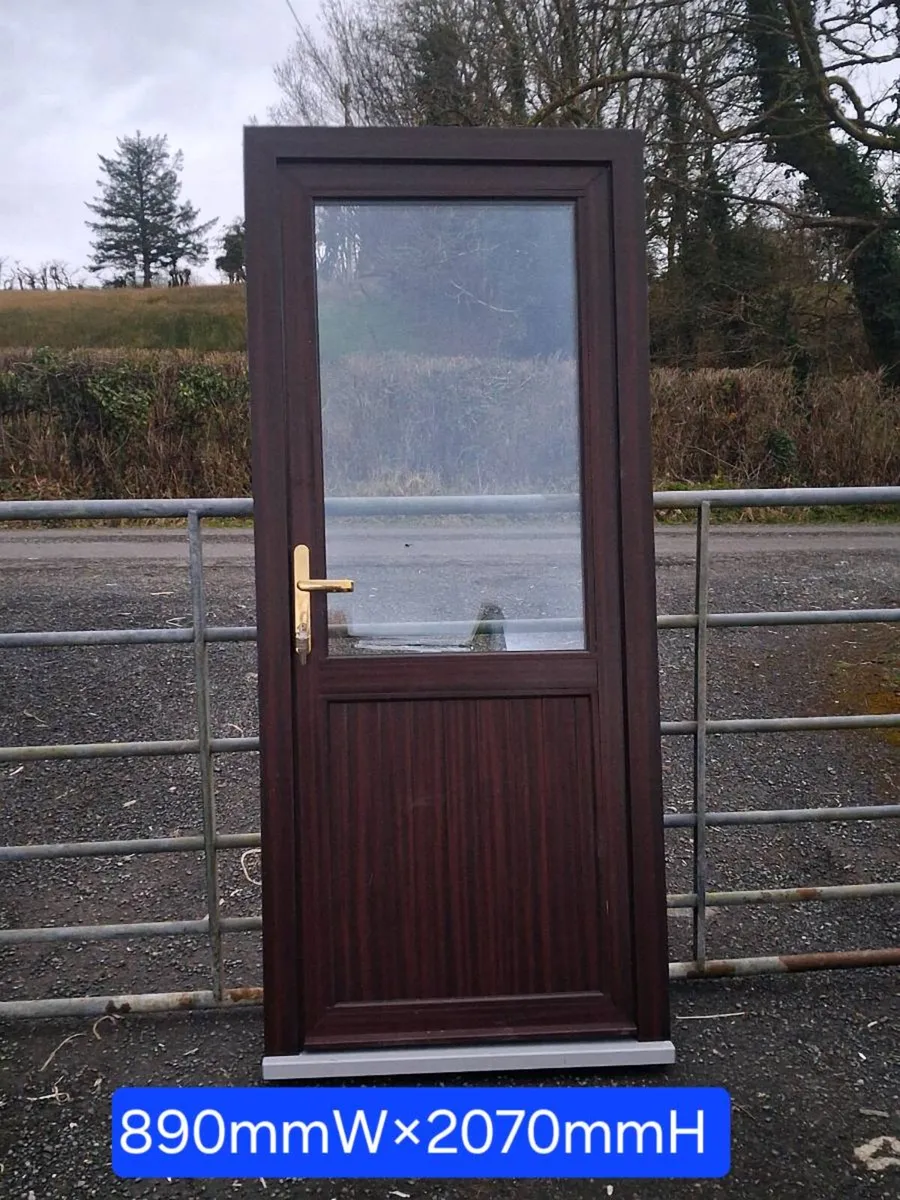 NEW TRIPLE GLAZED PVC DOOR