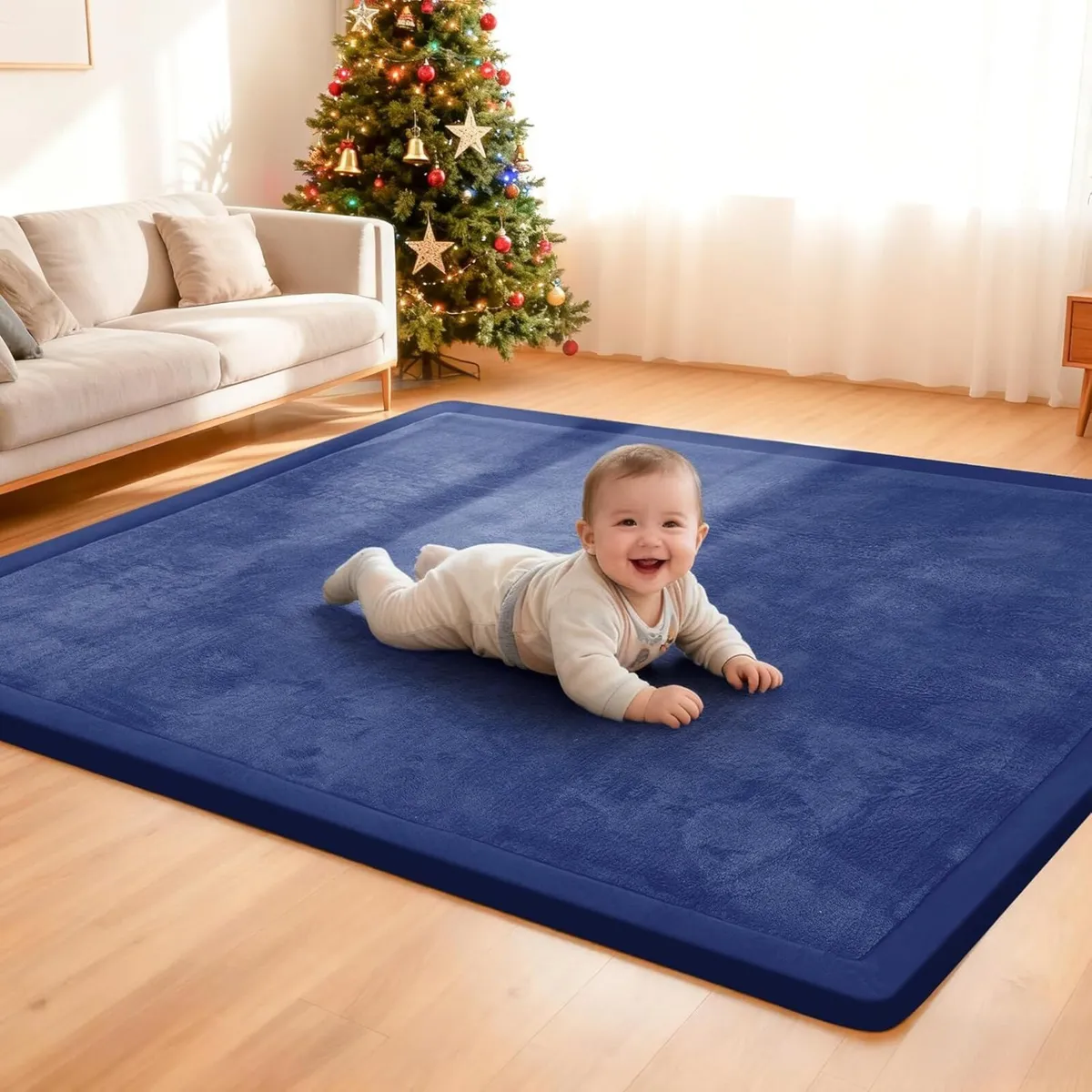 Baby Play Mat: 3.5CM Thick Memory Foam Non-Slip - Image 1