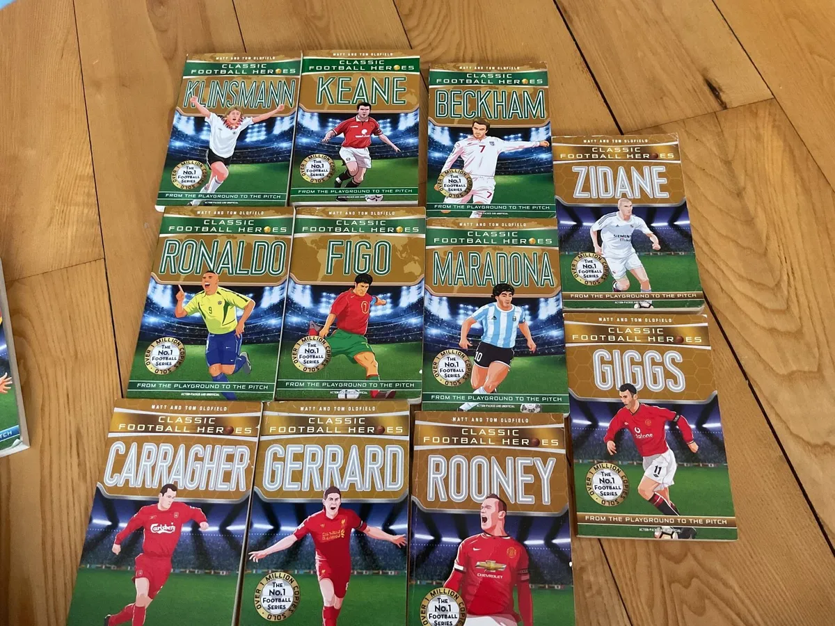 11 Classic Football Heroes books - Image 2