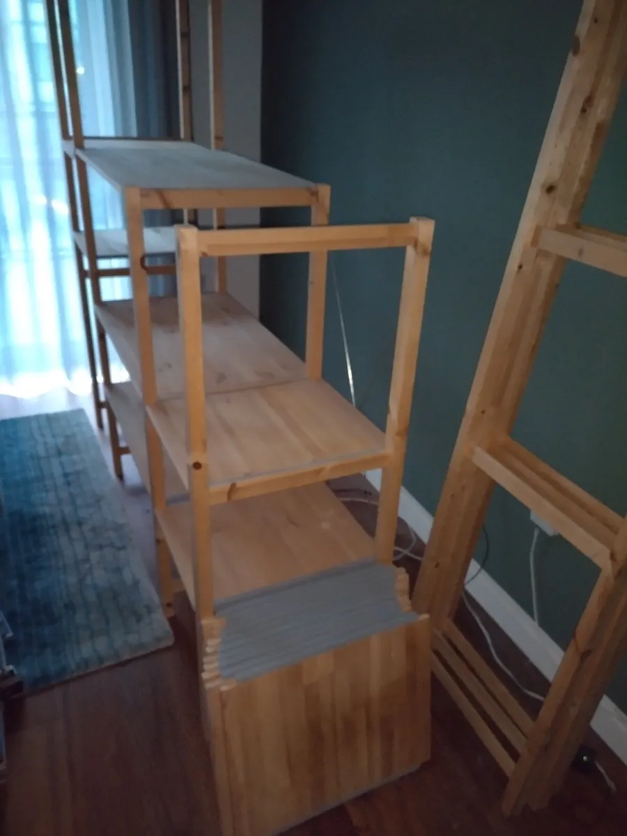 Large Solid Pine IKEA Modular Shelving / Rack - Image 2
