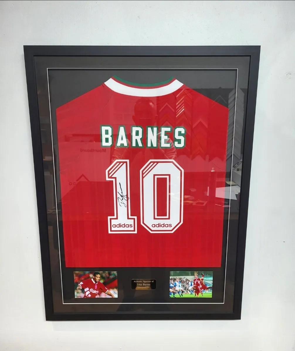 Fowler and Barnes Framed Signed Liverpool Shirts - Image 2