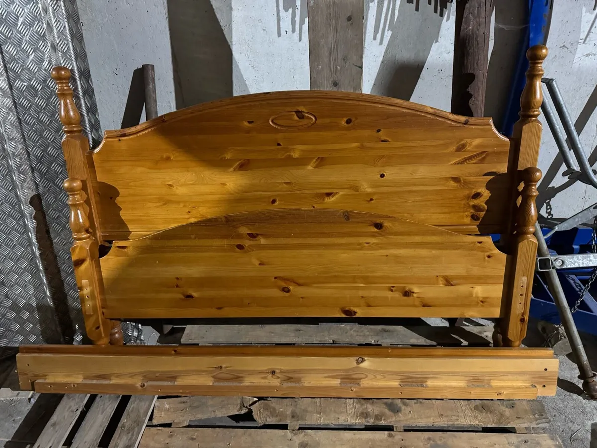 5ft King size - Double Pine Bed - Image 2