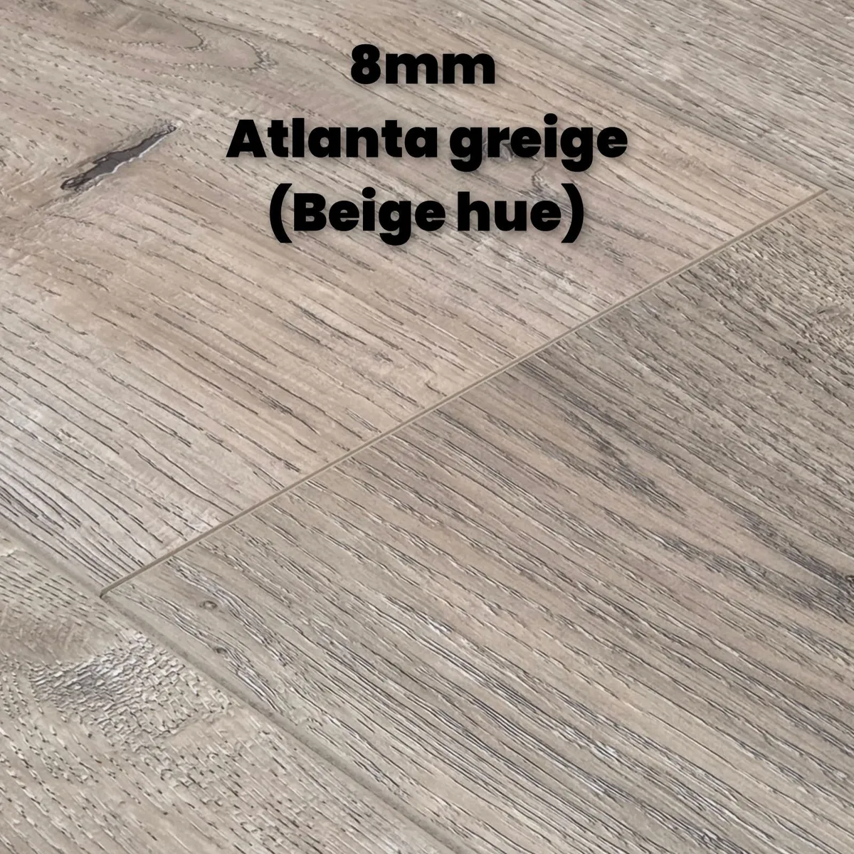 8mm beige click flooring delivered - Image 2