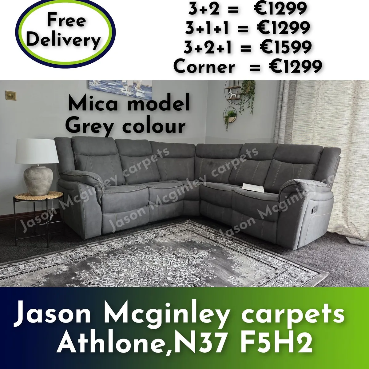 Mica sofas delivered - drinks holders - Image 3