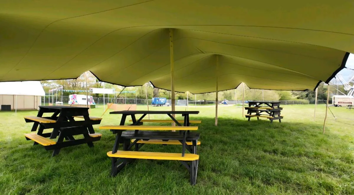 Sand 10x15m Stretch Tent - Image 1
