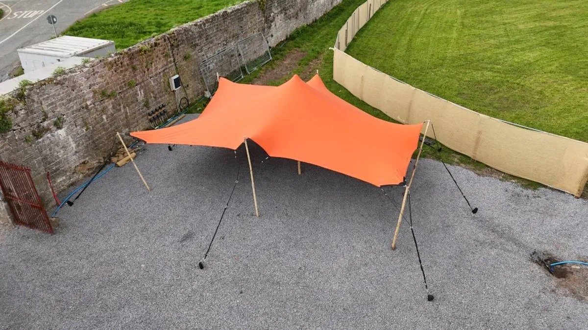Orange 6x9m Stretch Tent - Image 2