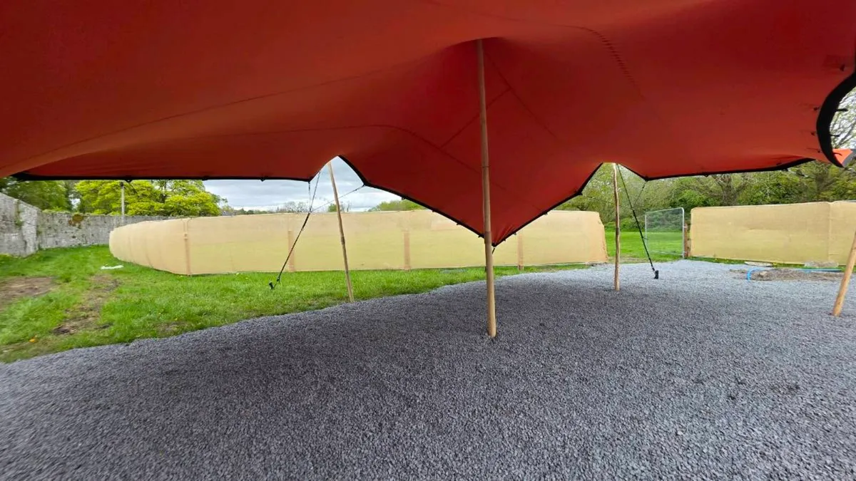 Orange 6x9m Stretch Tent - Image 4