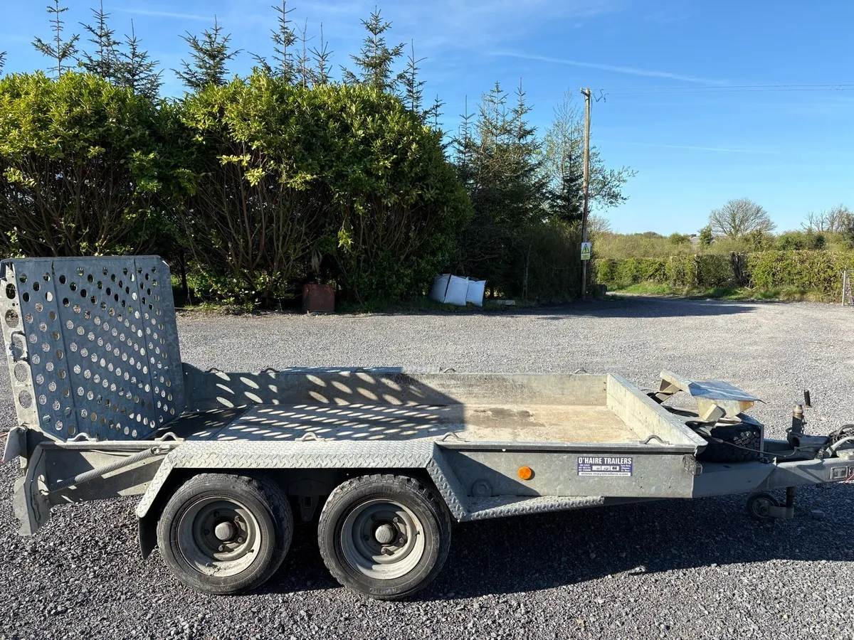 Ifor Williams plant trailer GH1054 - Image 1