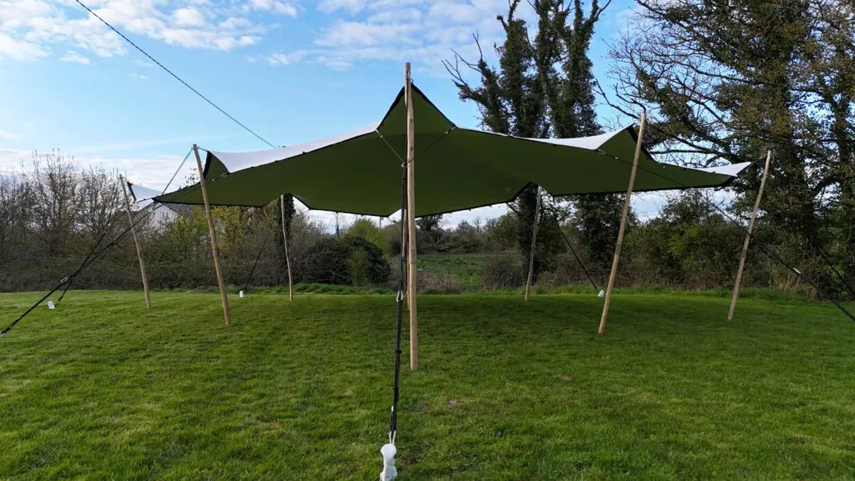 White 10x7.5m Stretch Tent - Image 4