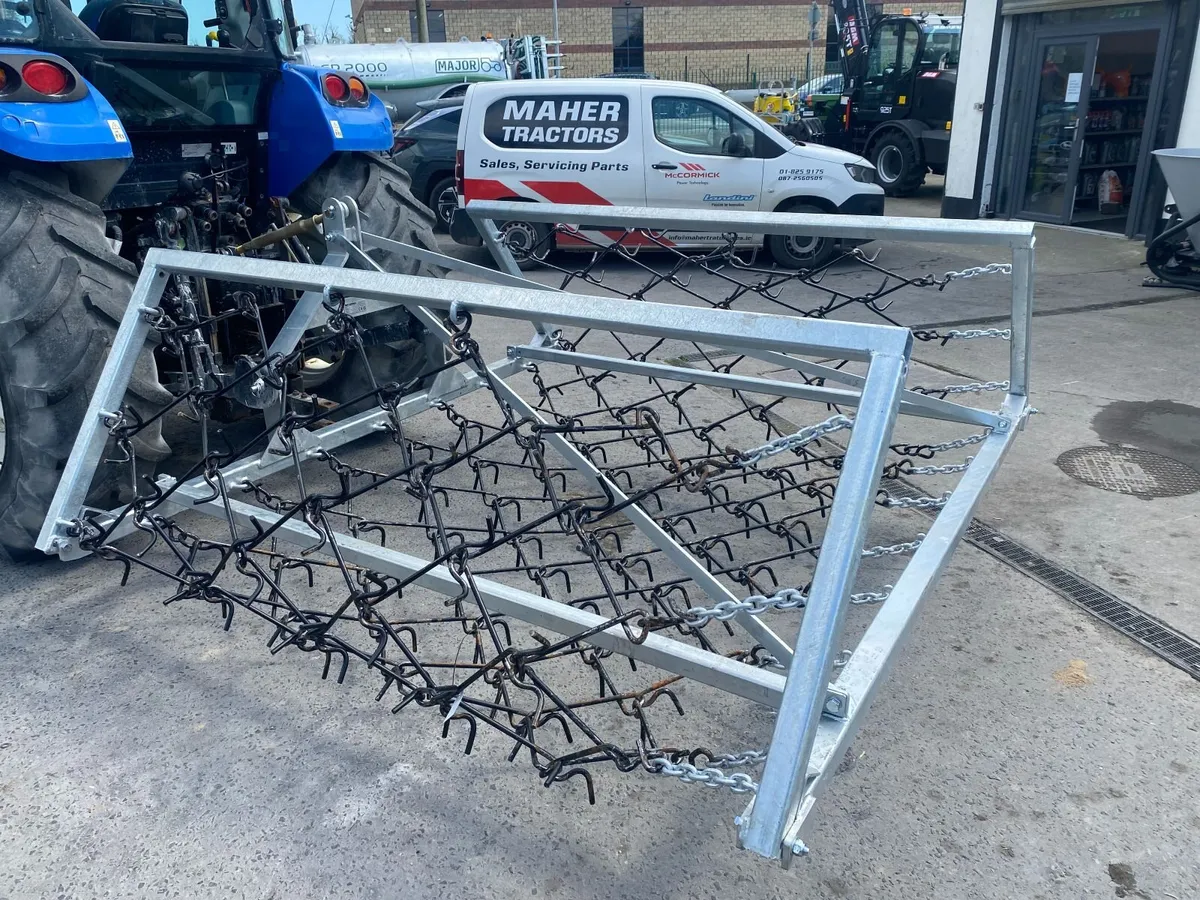 Chain harrow Fleming 4m folding - Image 1