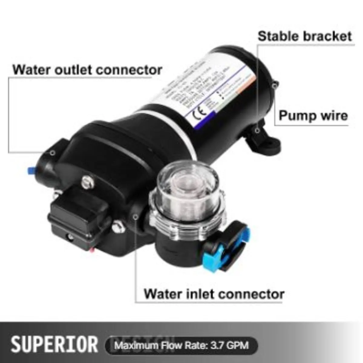 Water Pressure Diaphragm Pump - Image 2