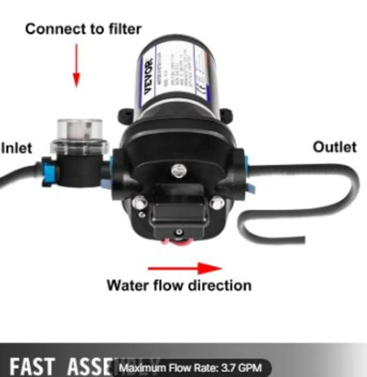 Water Pressure Diaphragm Pump - Image 4